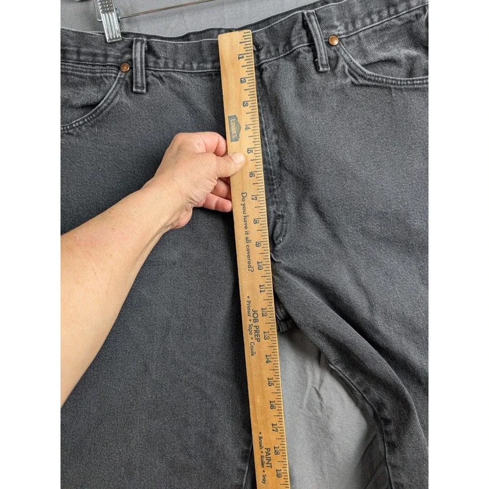 Wrangler 936WBK Slim Fit Cowboy‎ Cut Jeans Mens 38x32 Black Denim